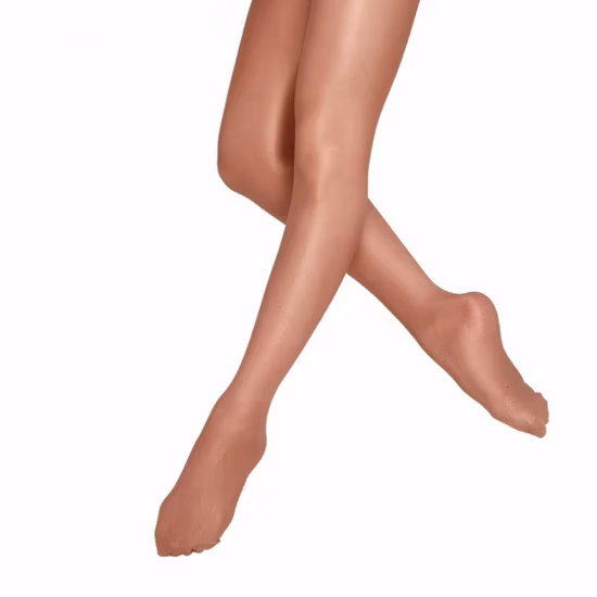 女性と子供用の足付きシマーセクシーダンスタイツ